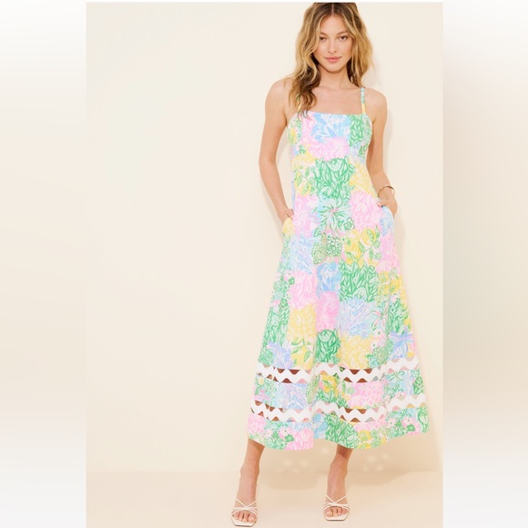 midi dress with feather trim White Strapless Column Dress with Feather Trim